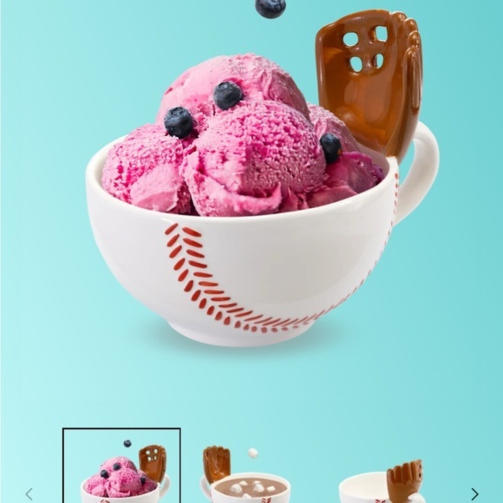 Baseball Bowl with Glove